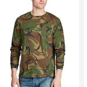 Polo Ralph Lauren Men's Jersey Cotton Camo Long Sleeve T-Shirt 2XL